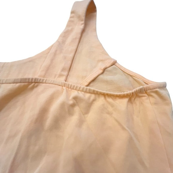 Peach Sleeveless Top with Mesh Detail - Picture 11 of 12